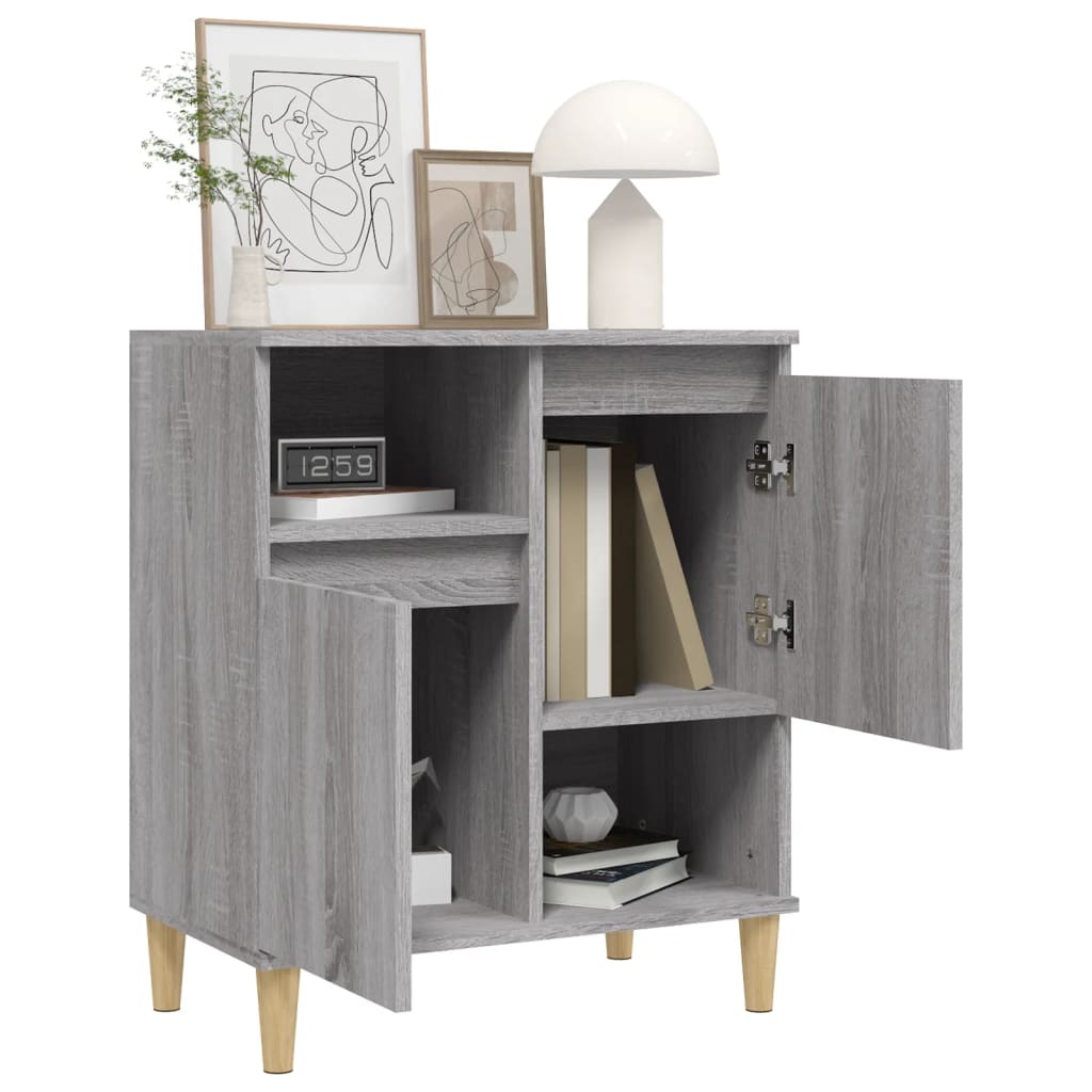 vidaXL Buffet Sonoma gris 60x35x70 cm Bois d'ingénierie