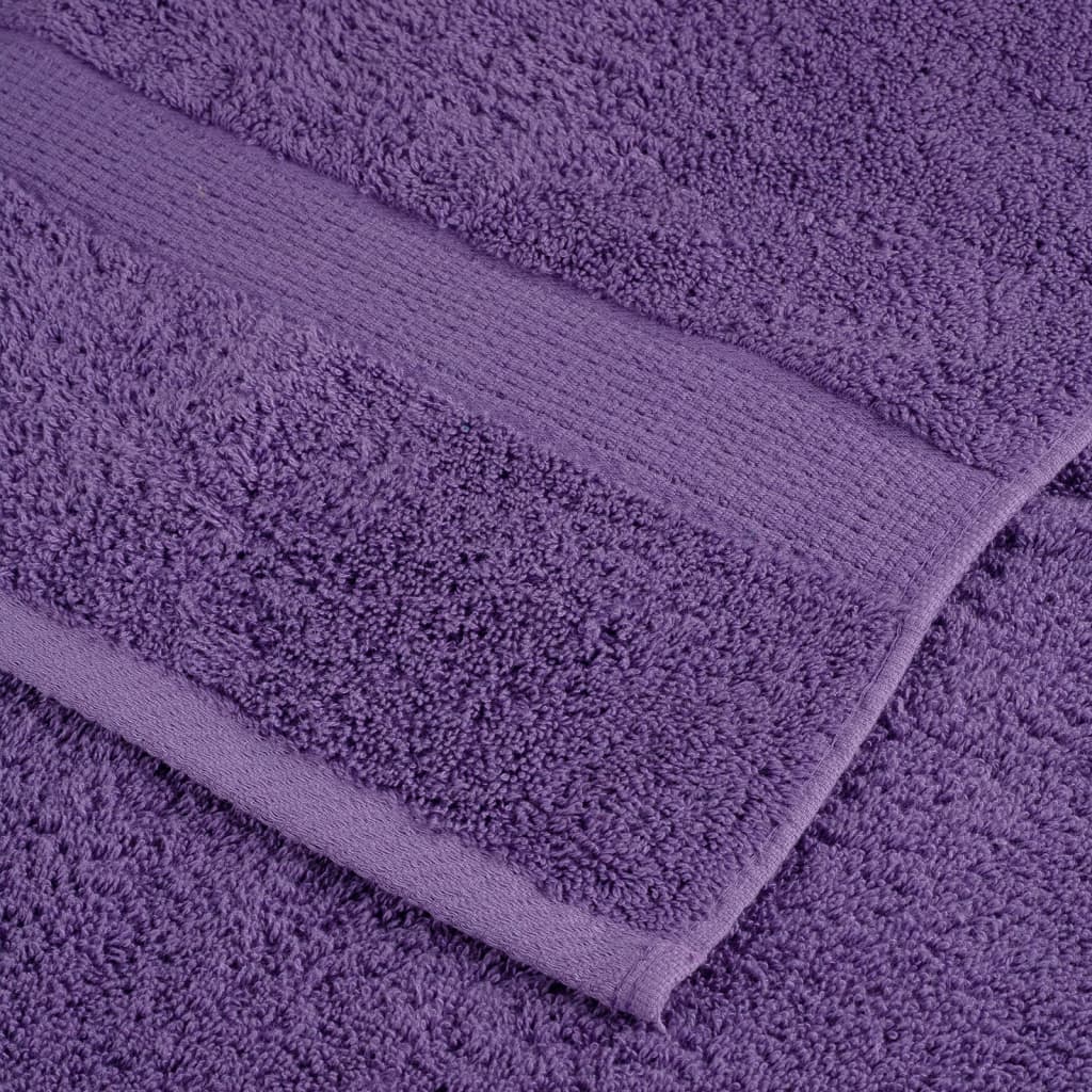 vidaXL Ensemble de serviettes de qualité supérieure SOLUND 6pcs violet