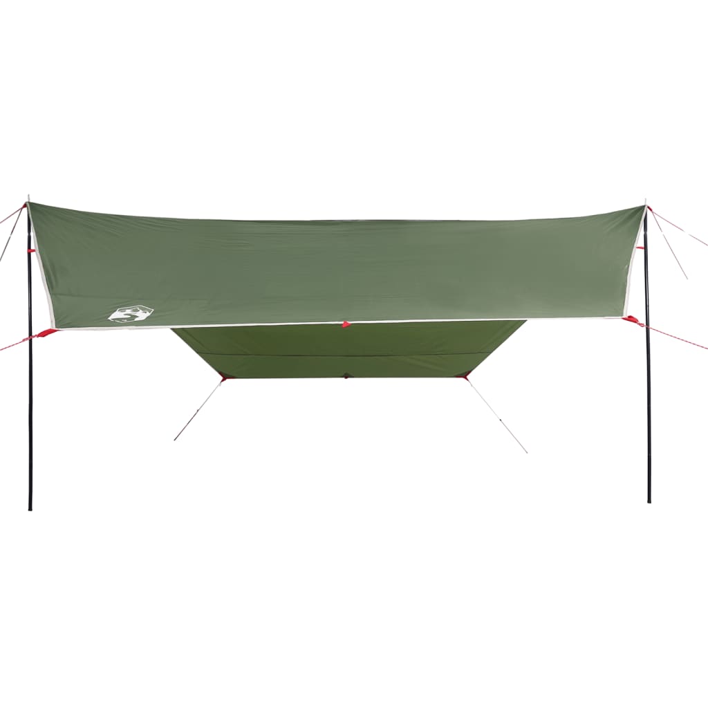 vidaXL Bâche de camping vert 430x380x210 cm imperméable