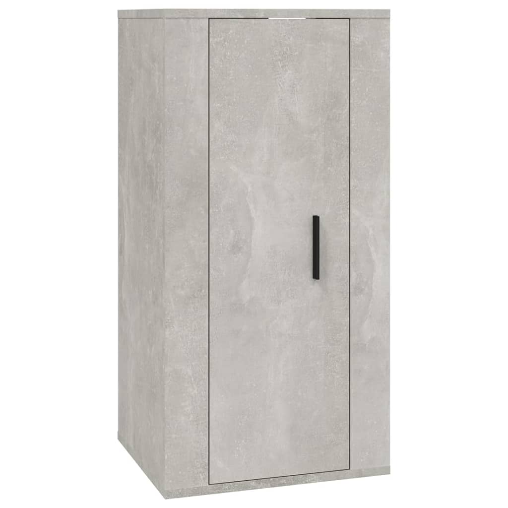 vidaXL Ensemble de meubles TV 5 pcs Gris béton Bois d'ingénierie