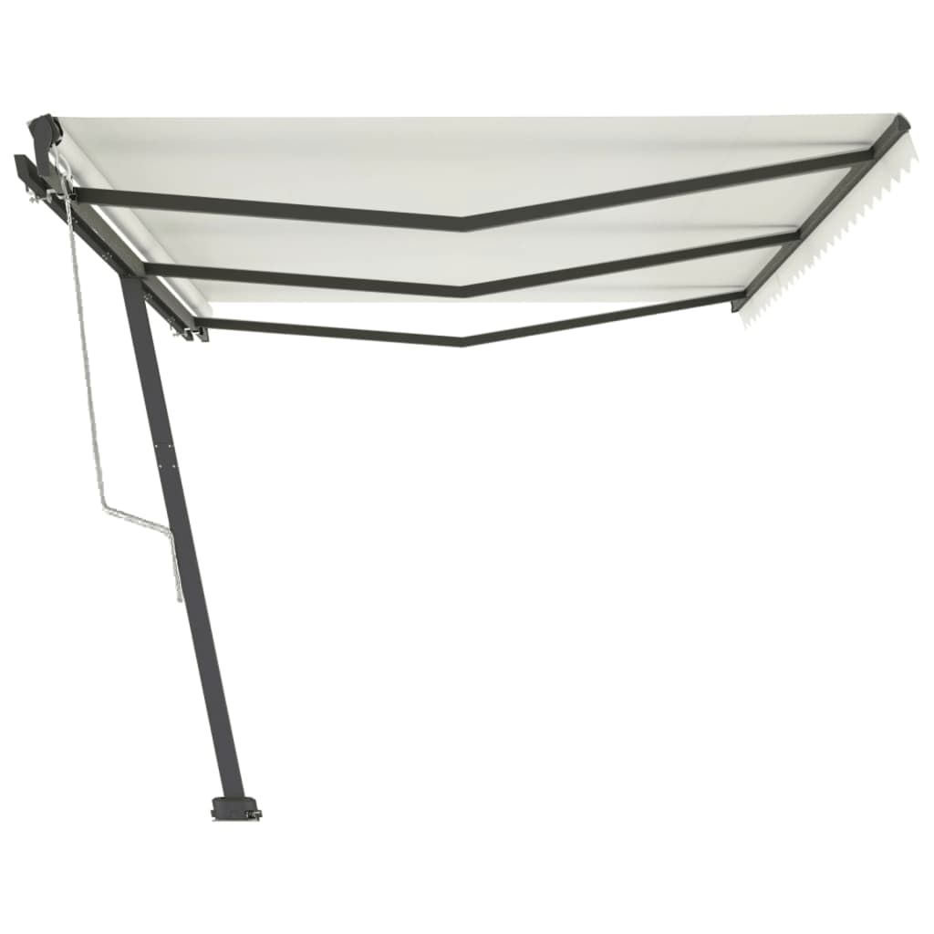 vidaXL Auvent automatique sur pied 600x300 cm Crème