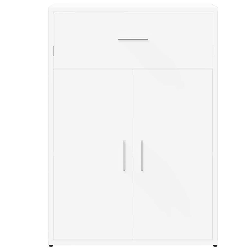 vidaXL Buffet blanc 60x30x84 cm bois d'ingénierie