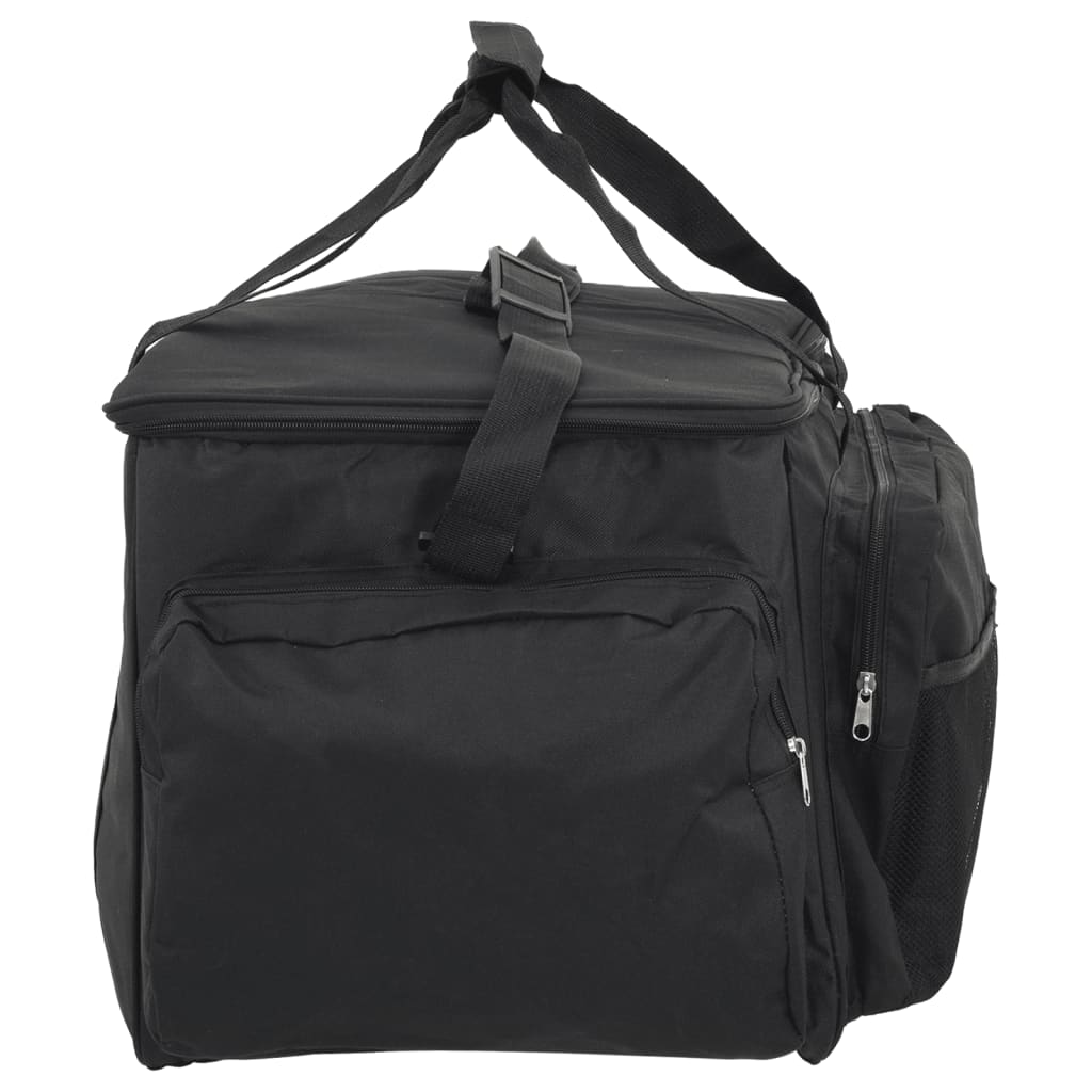 vidaXL Sac de pêche imperméable noir tissu oxford