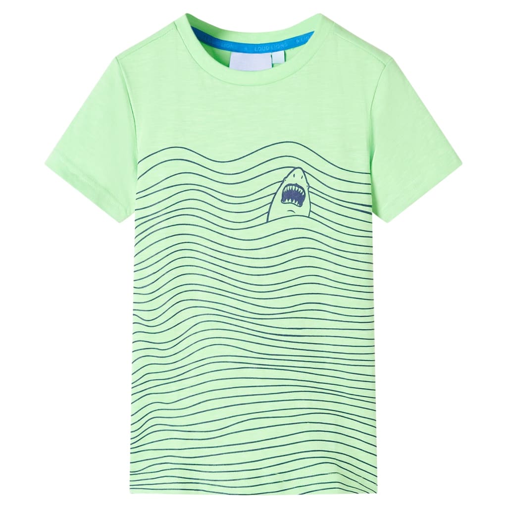 T-shirt pour enfants vert néon 140