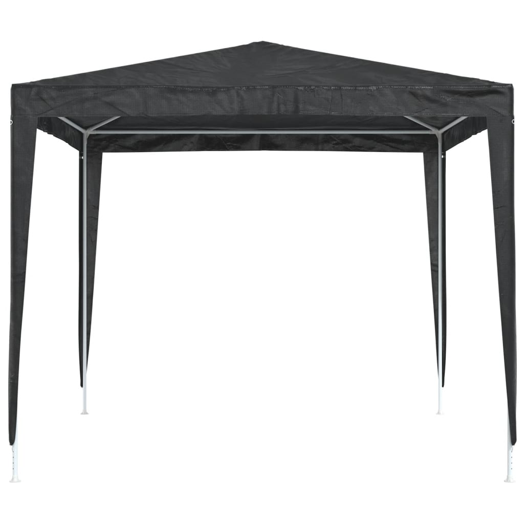 vidaXL Tente de réception professionnelle 2,5x2,5 m Anthracite 90 g/m²