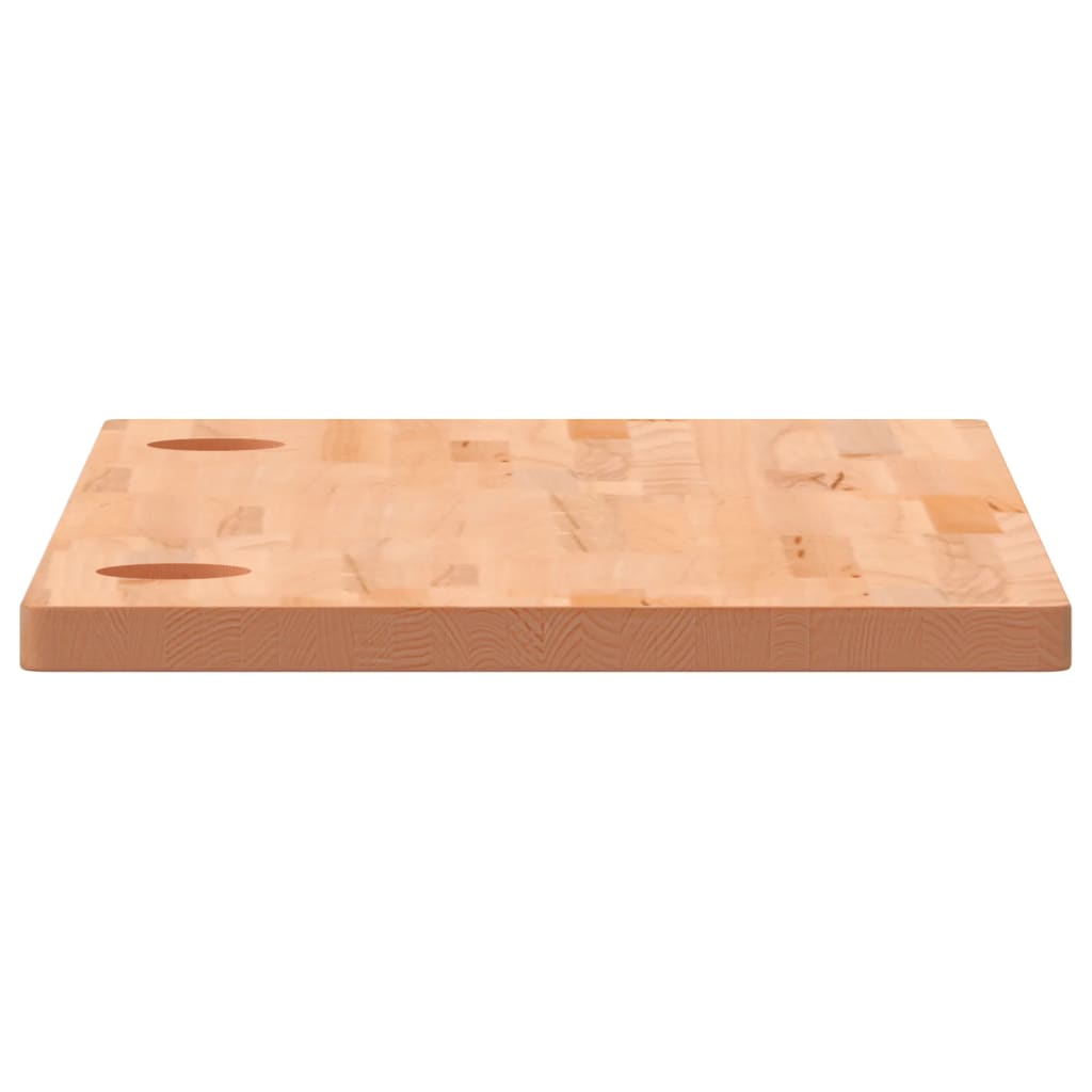 vidaXL Dessus de bureau 110x55x2,5 cm bois massif de hêtre