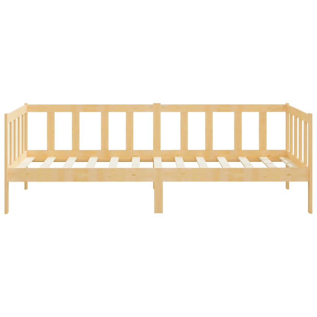 vidaXL Lit de jour sans matelas bois de pin massif 90x200 cm