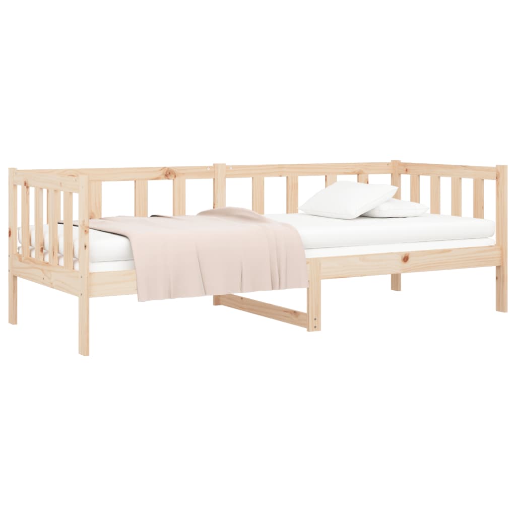 vidaXL Lit de jour sans matelas 90x190 cm bois de pin massif