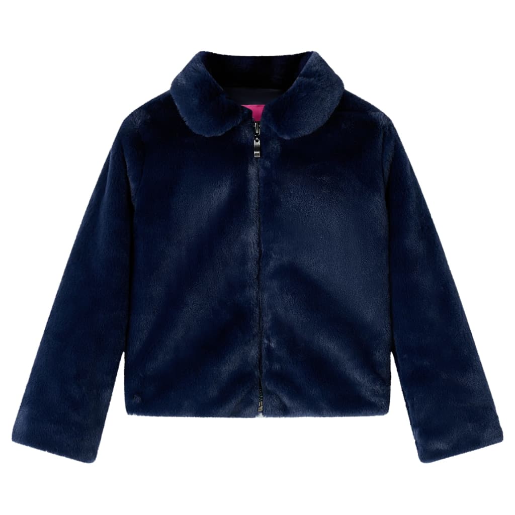 Manteau pour enfants bleu marine 116