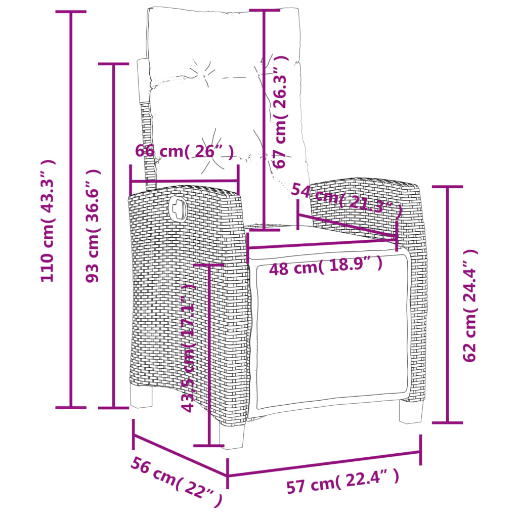 vidaXL Ensemble à manger de jardin 3 pcs coussins gris résine tressée