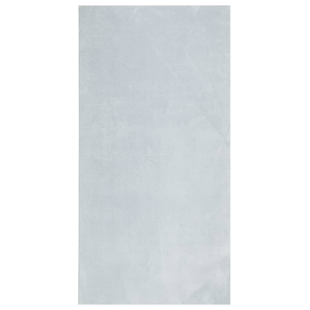 vidaXL Tapis HUARTE à poils courts doux et lavable bleu 100x200 cm