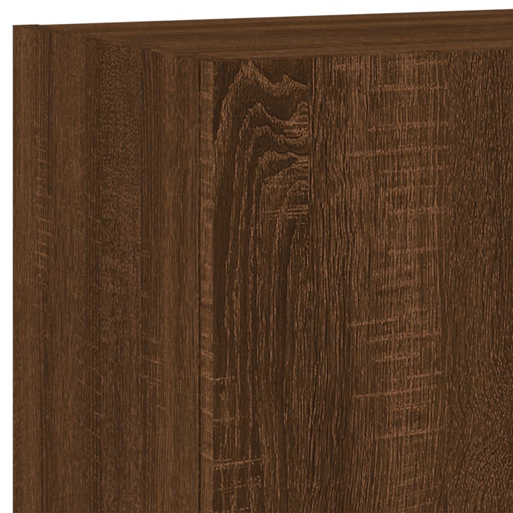 vidaXL Unités murales TV 6 pcs chêne marron bois d'ingénierie