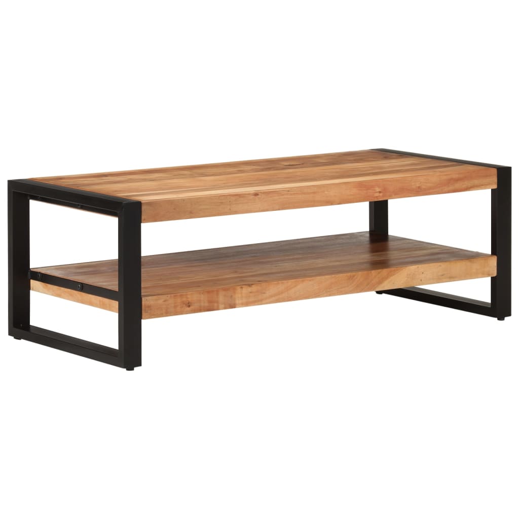 vidaXL Table basse 120x55x40 cm bois massif d'acacia