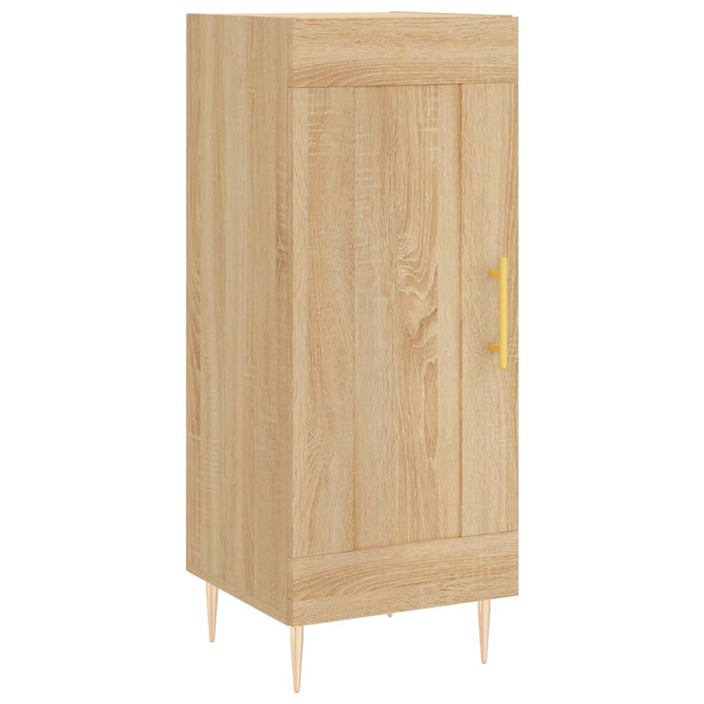 vidaXL Buffet haut Chêne sonoma 34,5x34x180 cm Bois d'ingénierie