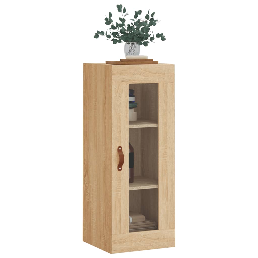 vidaXL Armoire murale chêne sonoma 34,5x34x90 cm