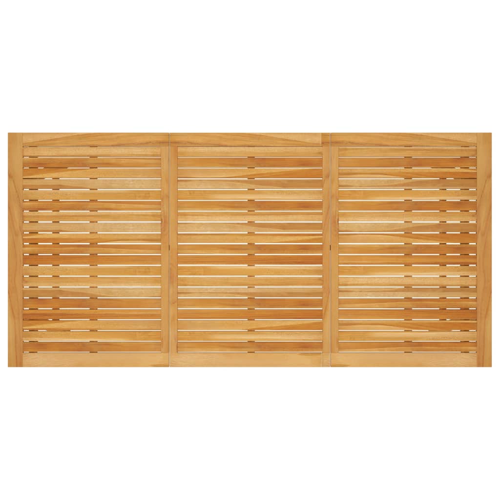 vidaXL Ensemble à manger de jardin 7 pcs Bois d'acacia solide