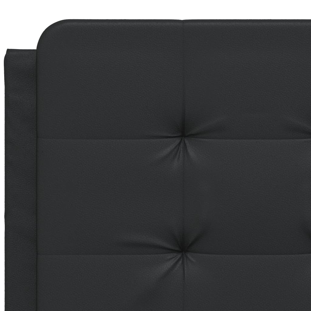 vidaXL Cadre de lit sans matelas noir 120x200 cm similicuir