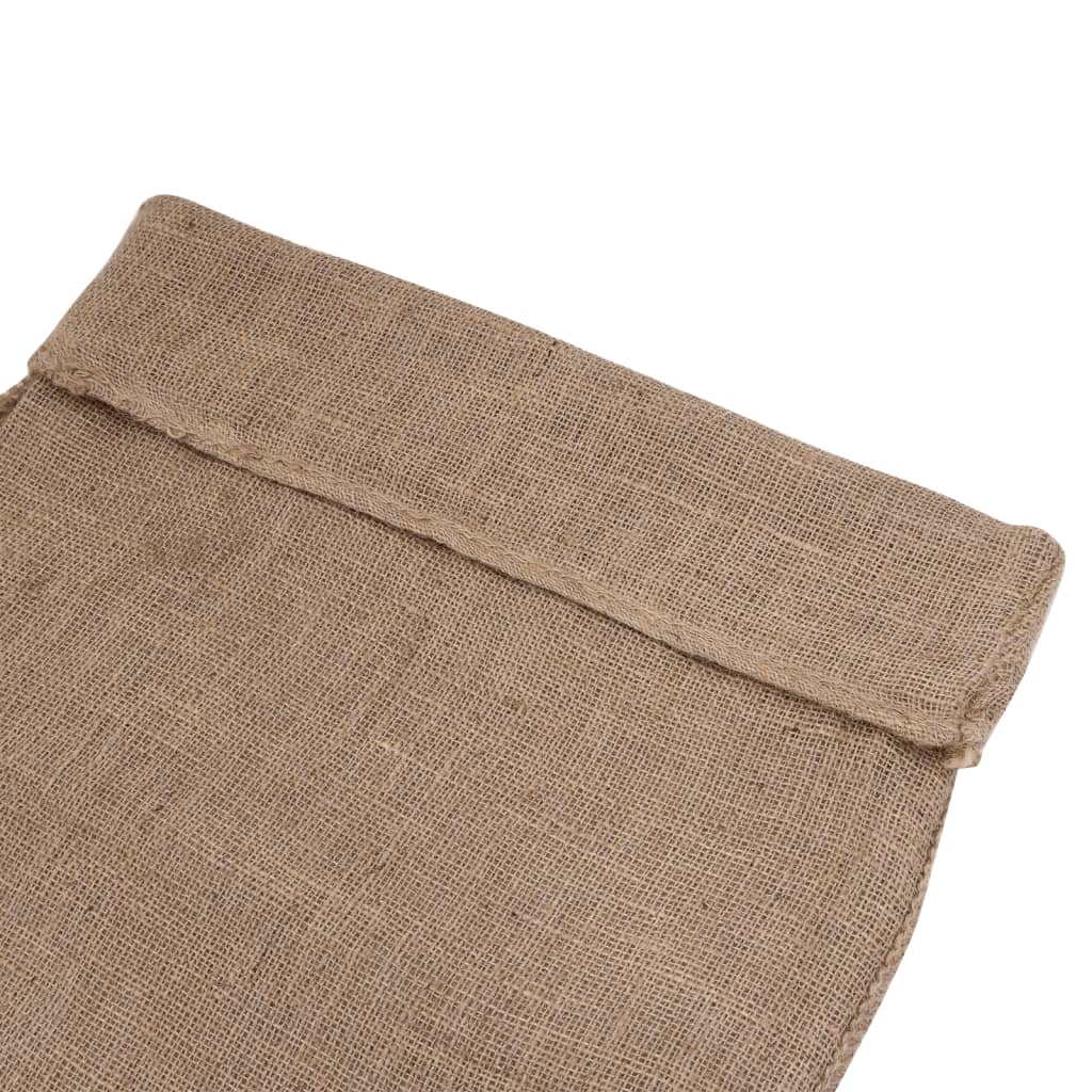 vidaXL Sacs en jute 10 pcs 60x105 cm 100 % jute 220 g/m²