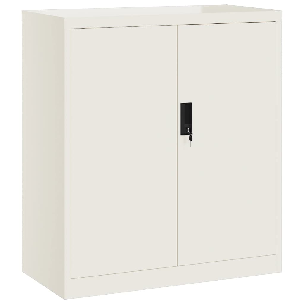 vidaXL Classeur blanc 79x40x90 cm acier