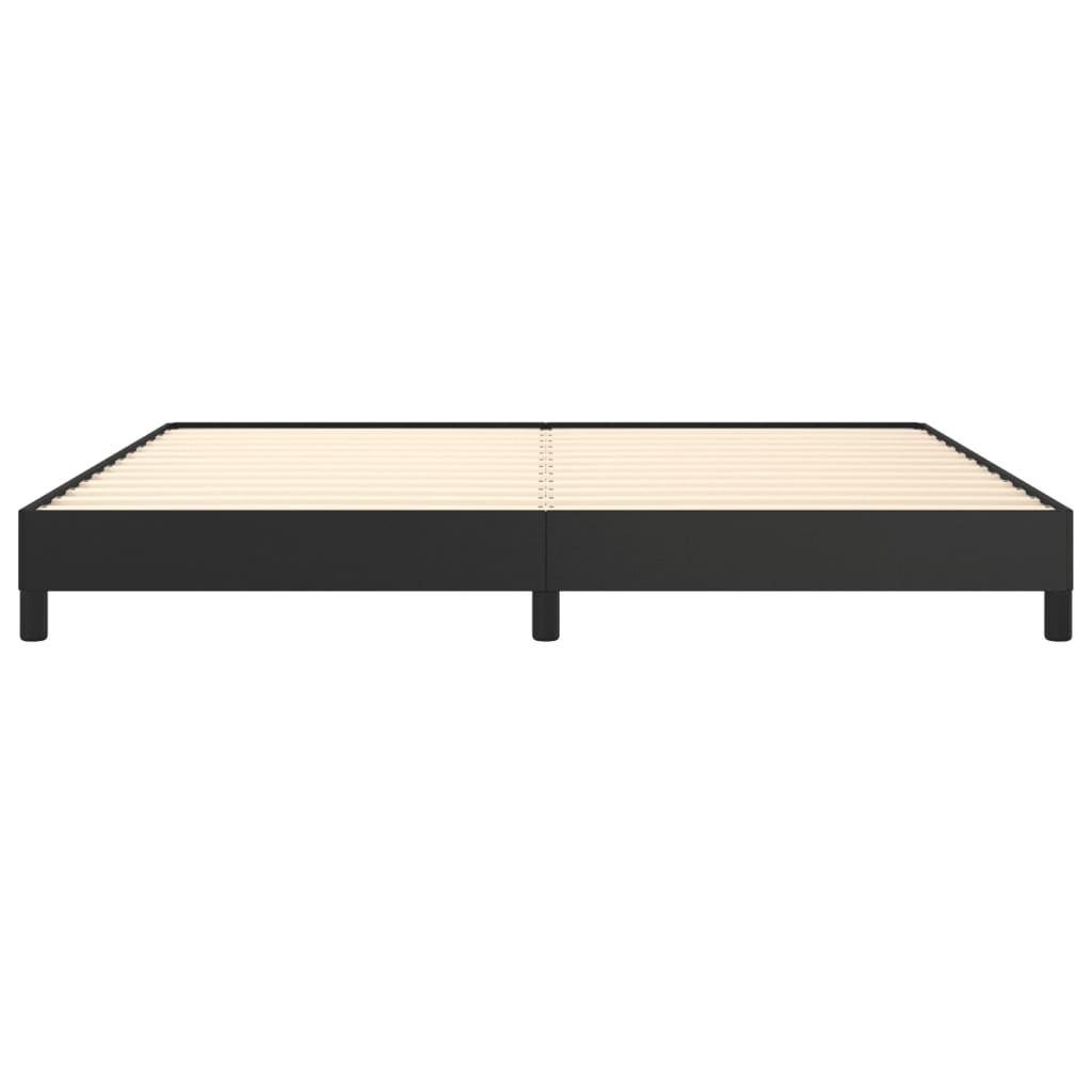 vidaXL Cadre de lit sans matelas noir 200x200 cm similicuir