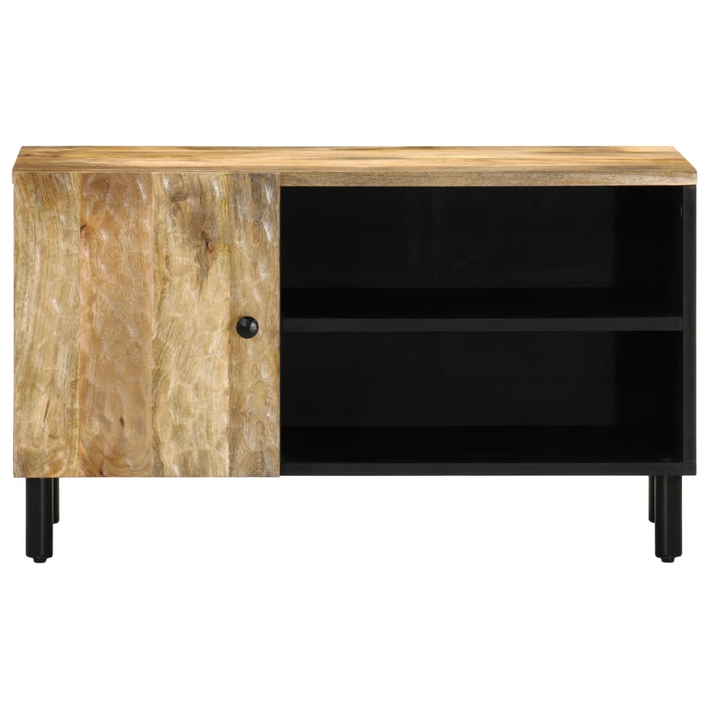 vidaXL Meuble TV 80x31x46 cm bois massif de manguier