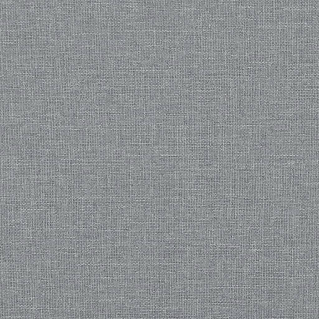 vidaXL Canapé à 2 places B-Stock gris clair 140 cm tissu