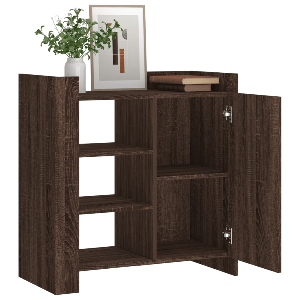 vidaXL Buffet chêne marron 73,5x35x75 cm bois d'ingénierie