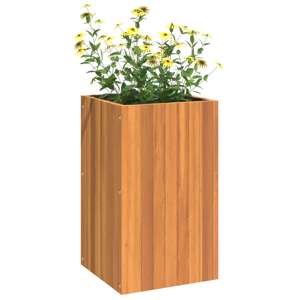 vidaXL Jardinière 35x35x60 cm bois massif d'acacia