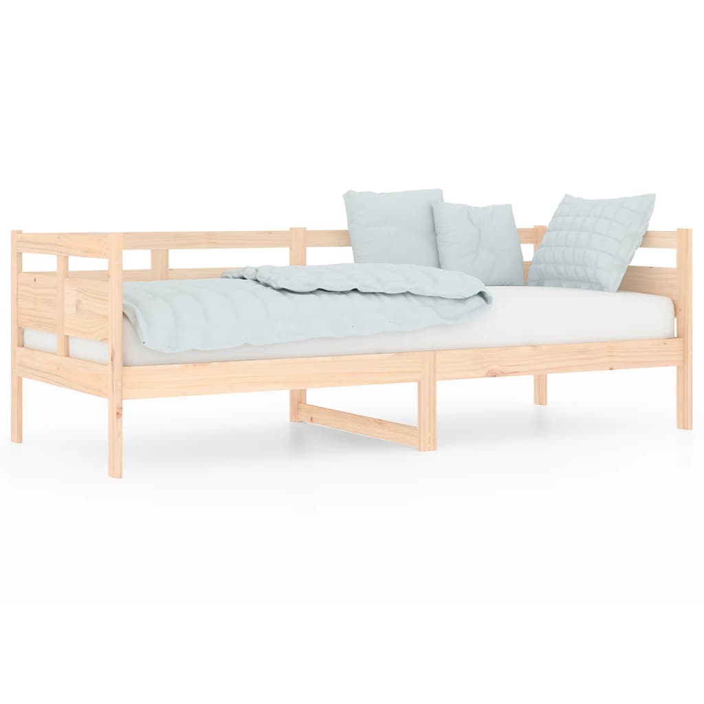 vidaXL Lit de jour sans matelas bois de pin massif 80x200 cm