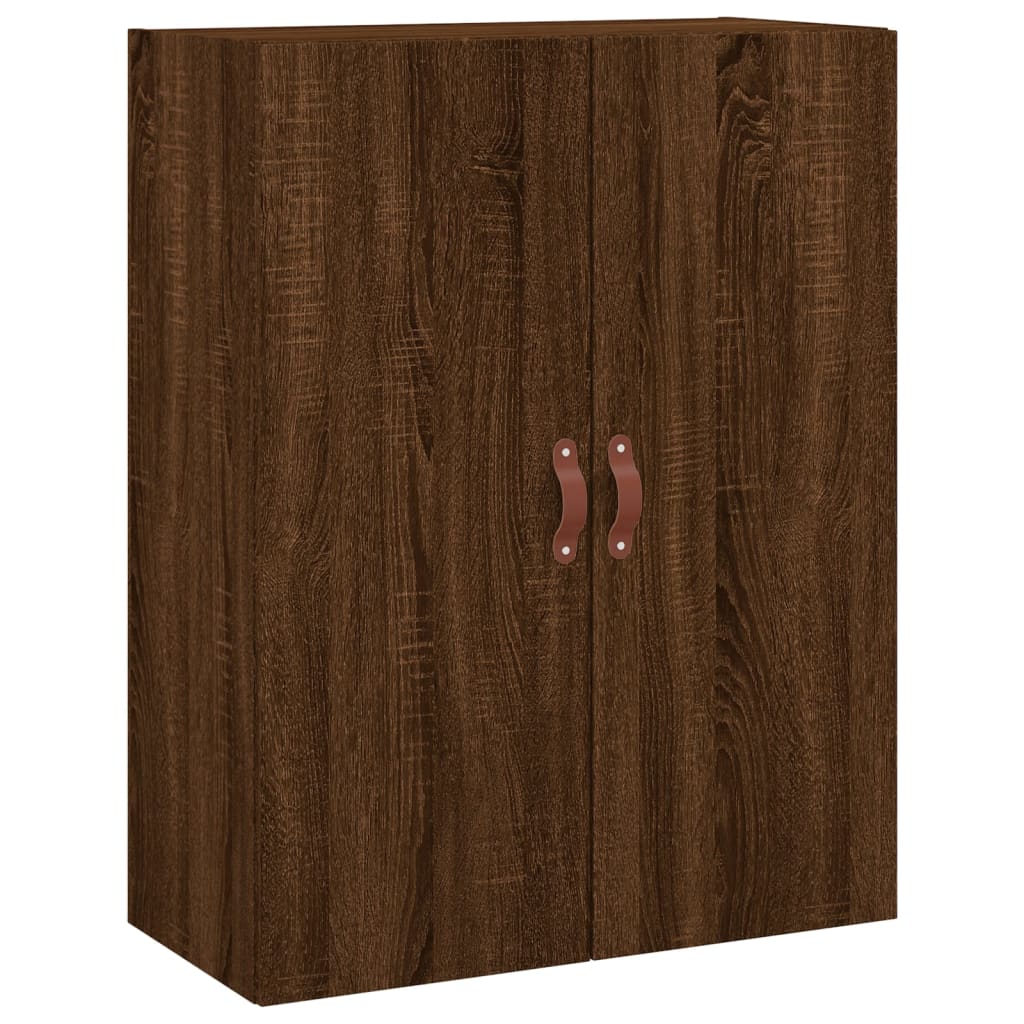 vidaXL Armoire murale chêne marron 69,5x34x90 cm