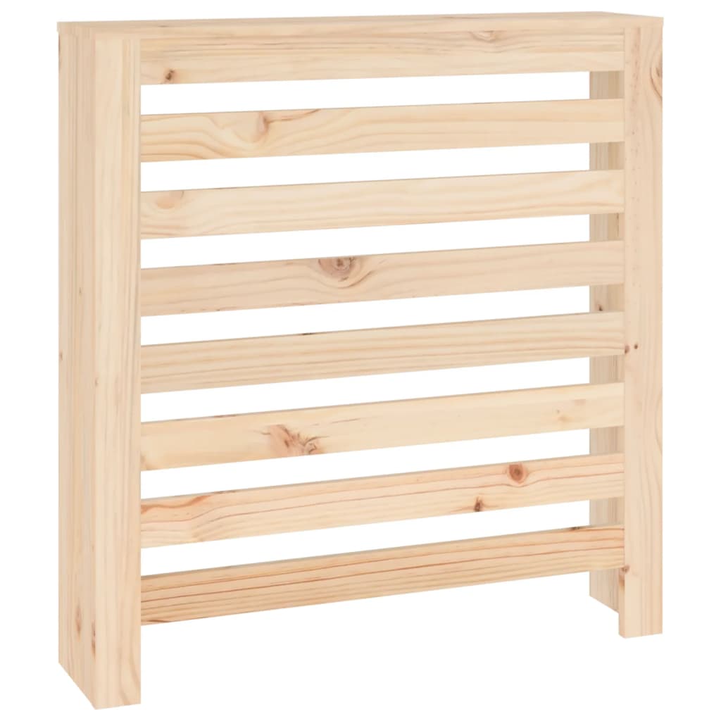 vidaXL Cache-radiateur 79,5x19x84 cm Bois massif de pin