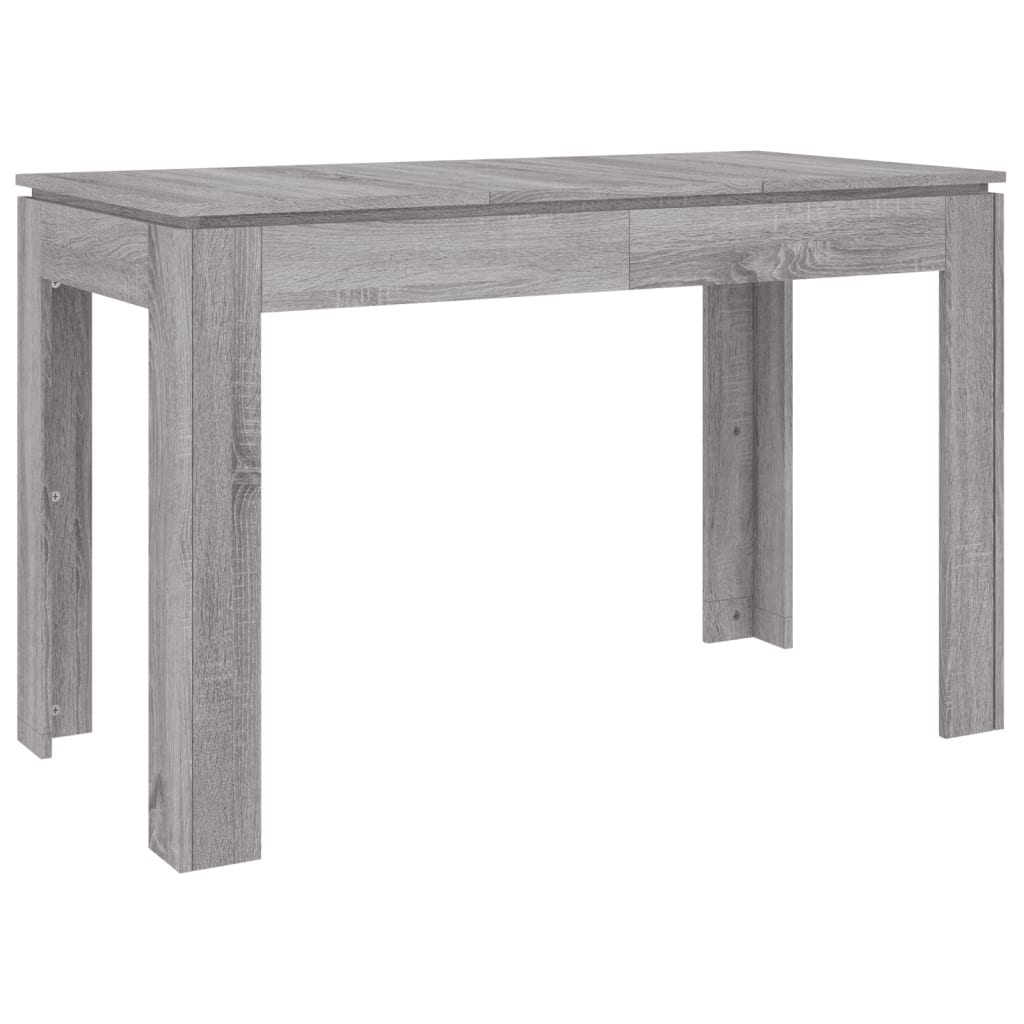 vidaXL Table à dîner sonoma gris 120x60x76 cm bois d'ingénierie