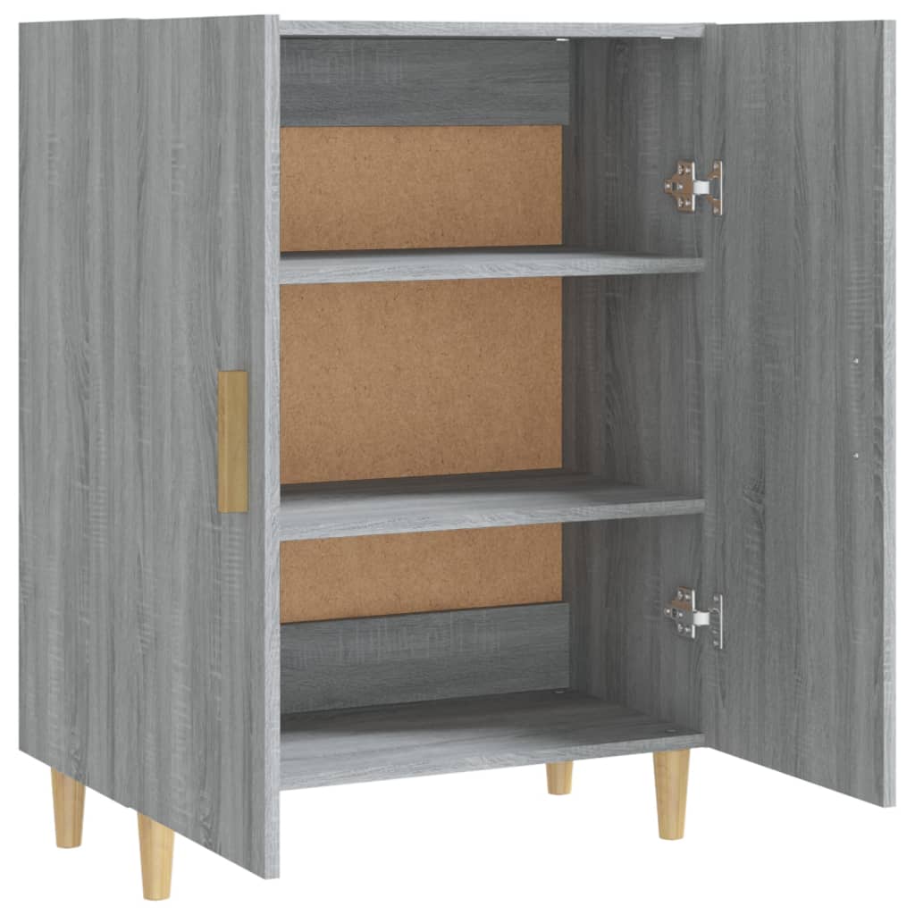 vidaXL Buffet Sonoma gris 70x34x90 cm Bois d'ingénierie