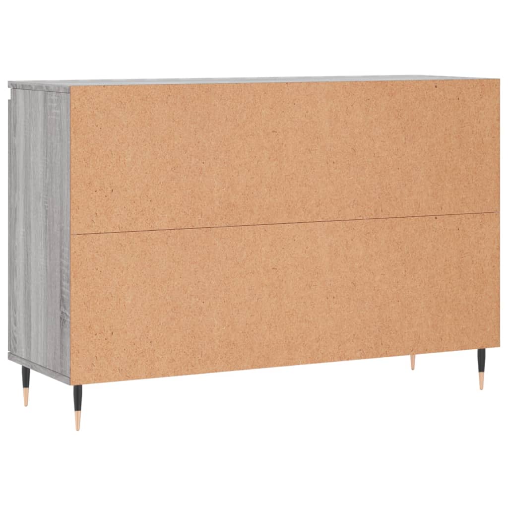 vidaXL Buffet sonoma gris 104x35x70 cm bois d'ingénierie