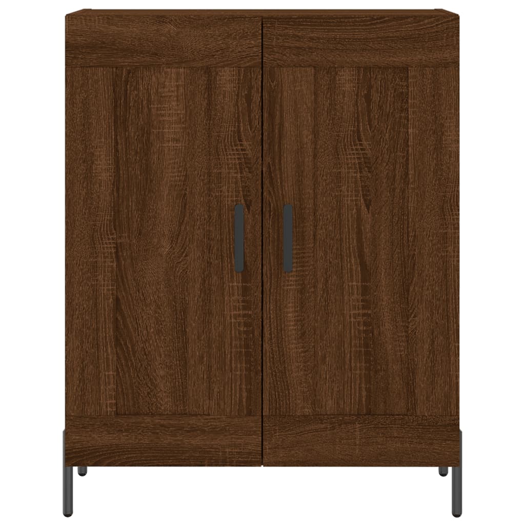 vidaXL Buffet chêne marron 69,5x34x90 cm bois d'ingénierie