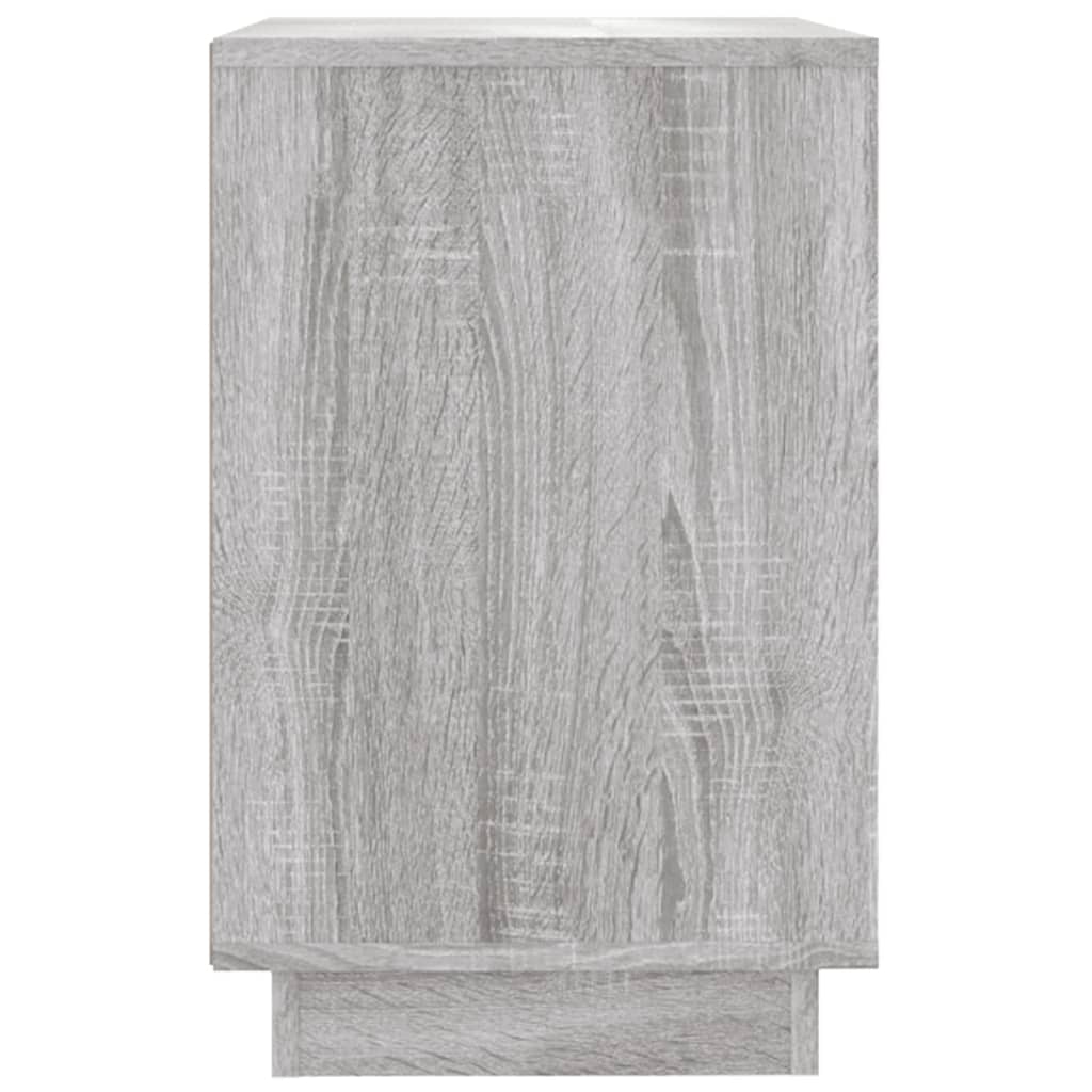 vidaXL Buffet sonoma gris 102x35x60 cm bois d'ingénierie