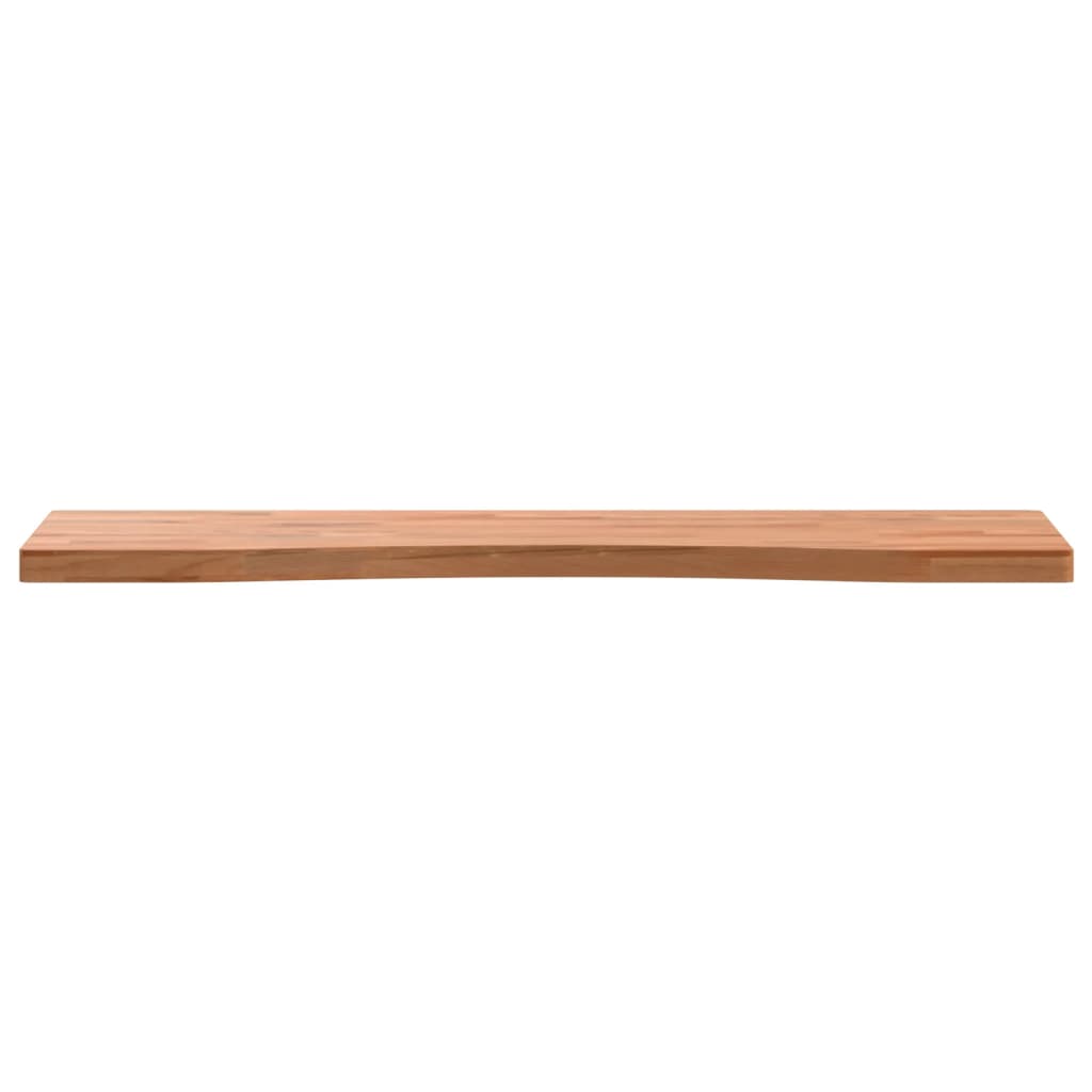 vidaXL Dessus de bureau 80x(36-40)x2,5 cm bois massif de hêtre