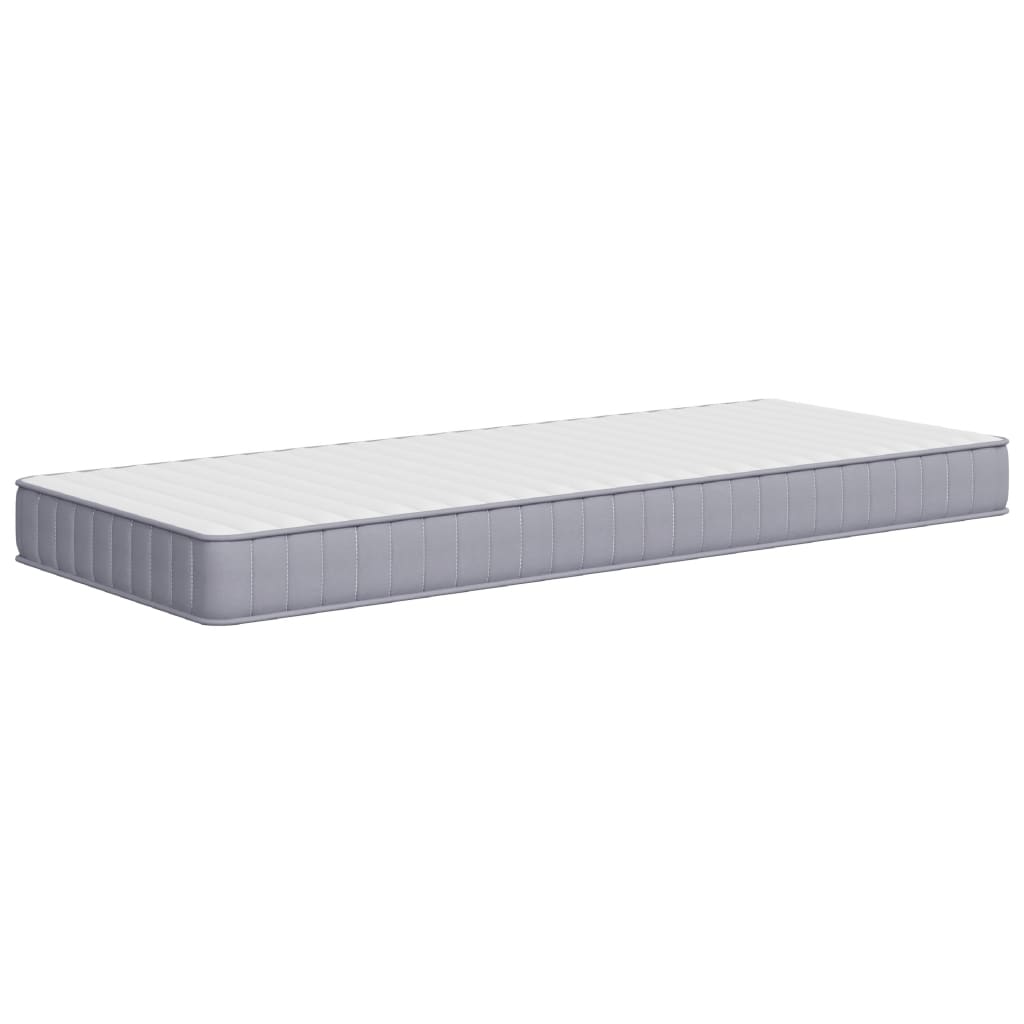 vidaXL Matelas en mousse moyennement doux 90x200 cm