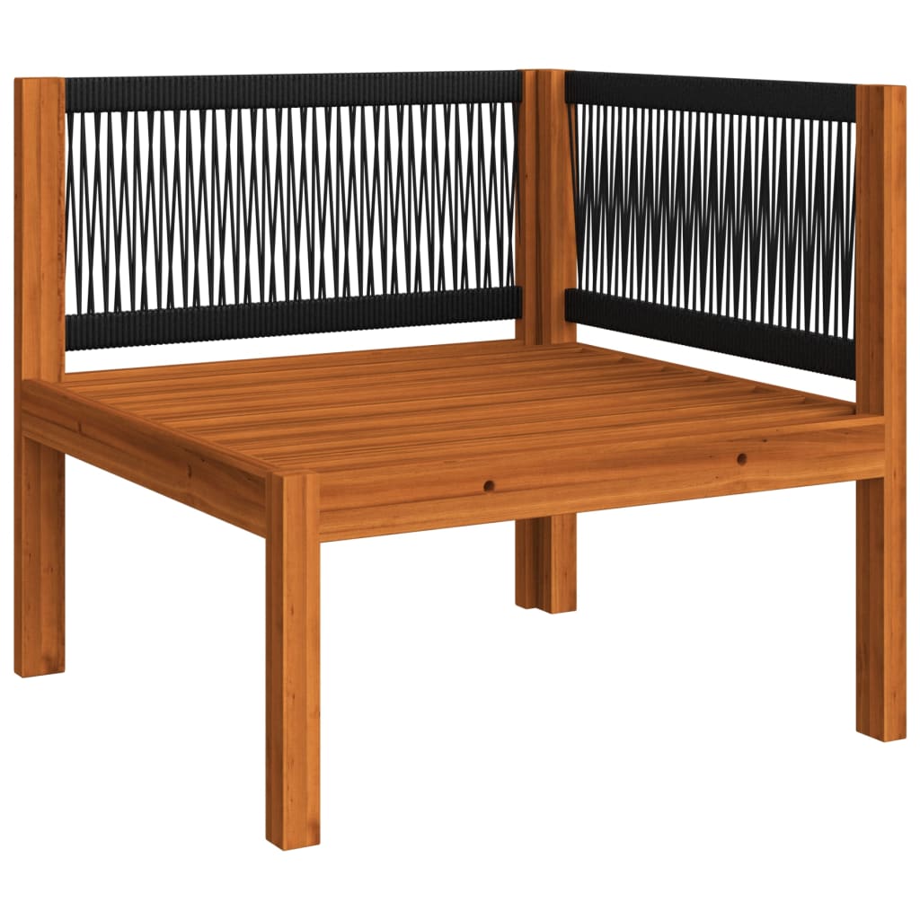 vidaXL Salon de jardin 2 pcs avec coussins Bois d'acacia solide