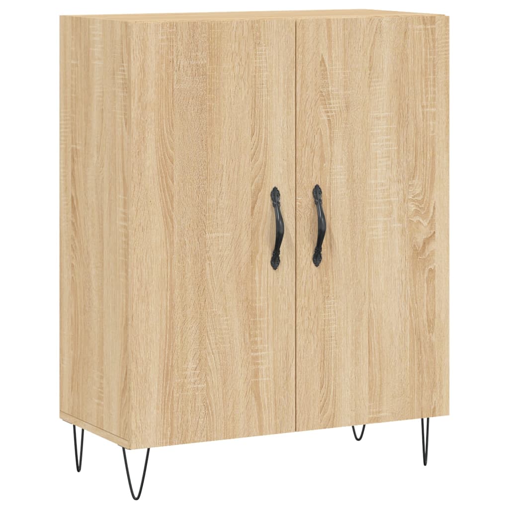 vidaXL Buffet haut Chêne sonoma 69,5x34x180 cm Bois d'ingénierie