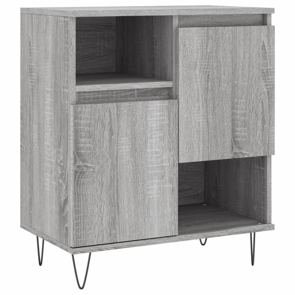 vidaXL Buffet Sonoma gris 60x35x70 cm Bois d'ingénierie