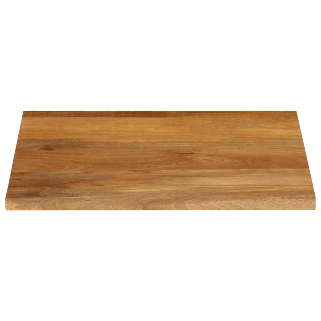 vidaXL Dessus de table à bord vivant 40x40x2,5 cm bois massif manguier