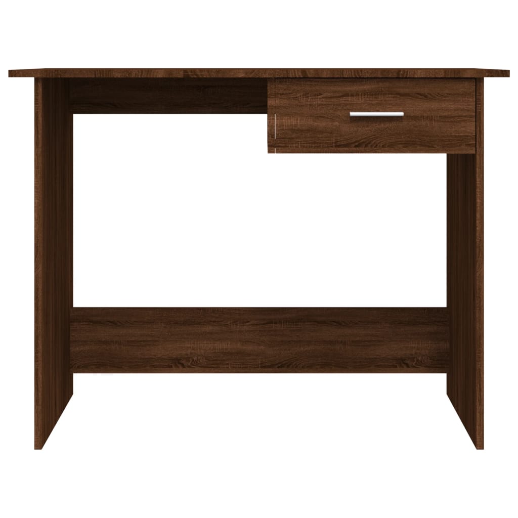 vidaXL Bureau Chêne marron 100x50x76 cm Bois d'ingénierie