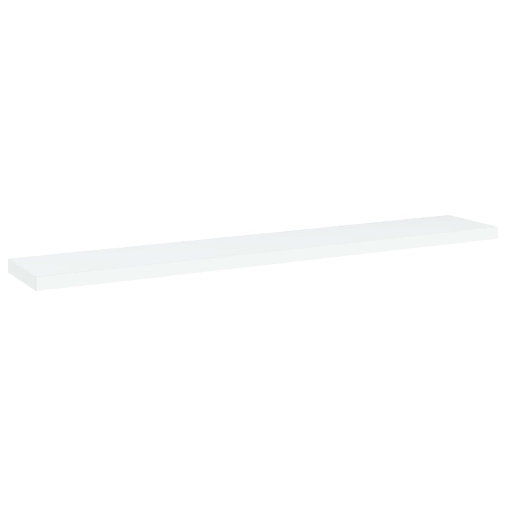 vidaXL Panneaux de bibliothèque 8 pcs Blanc 60x10x1,5 cm Aggloméré