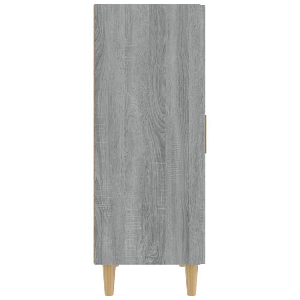 vidaXL Buffet Sonoma gris 70x34x90 cm Bois d'ingénierie