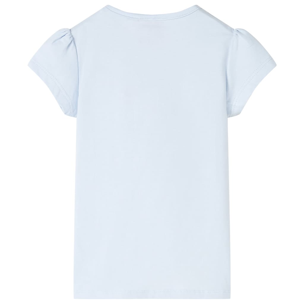 T-shirt pour enfants bleu clair 116