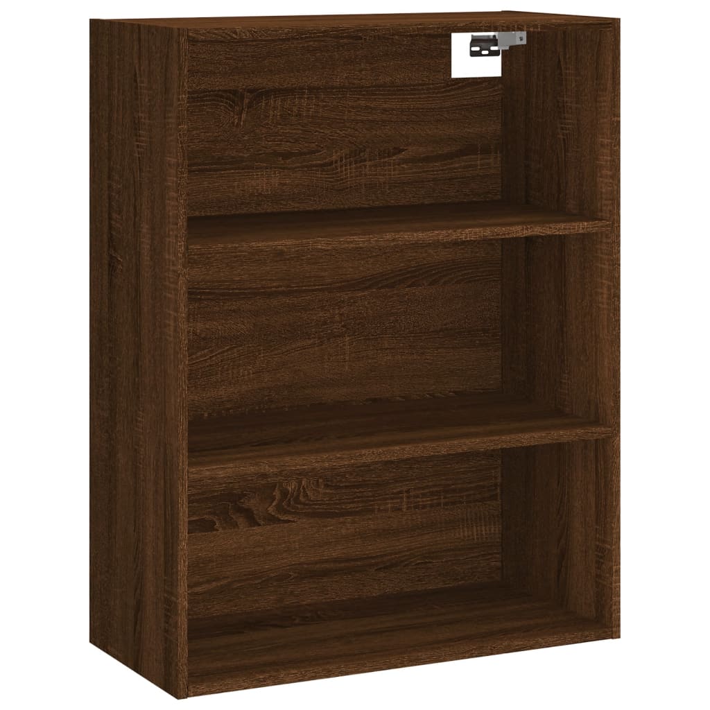 vidaXL Buffet chêne marron 69,5x32,5x180 cm bois d'ingénierie