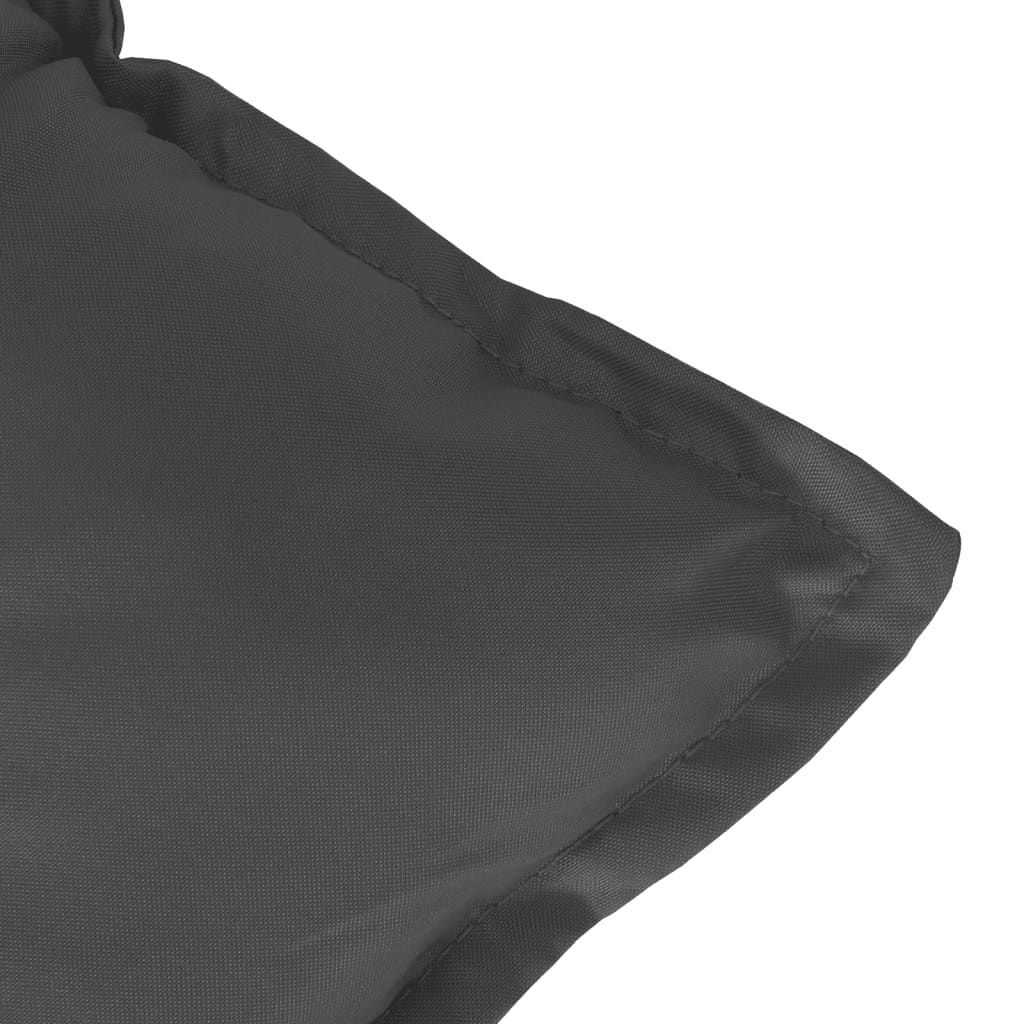 vidaXL Coussins de chaise à dossier haut lot de 6 anthracite mélangé