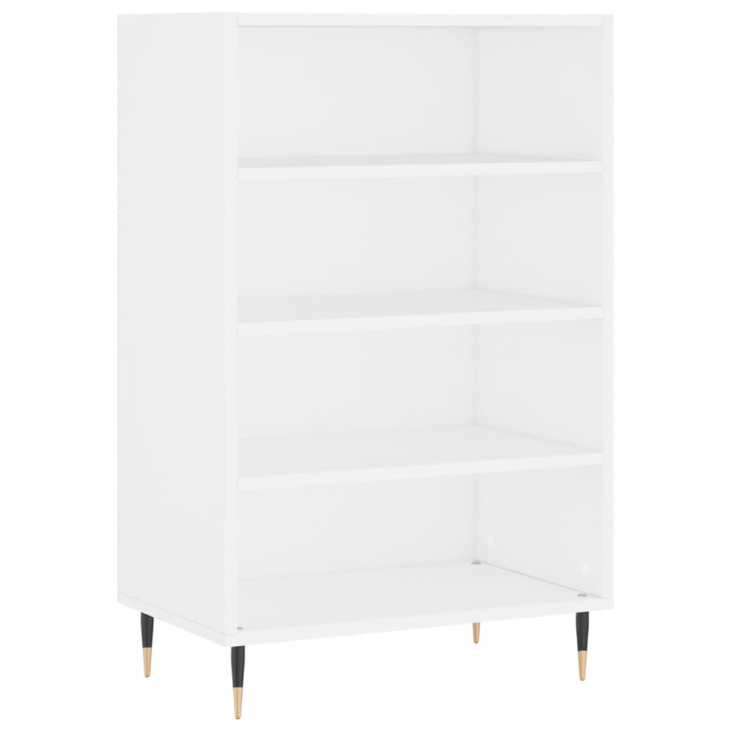 vidaXL Buffet haut blanc 57x35x90 cm bois d'ingénierie