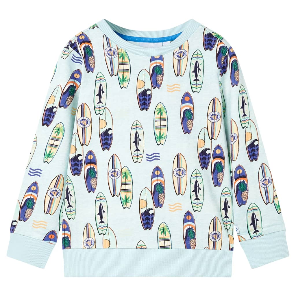 Sweatshirt pour enfants mélange bleu pâle 128